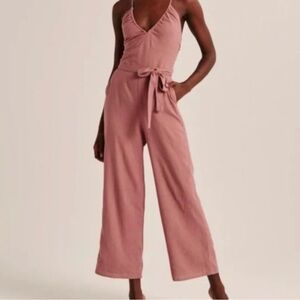 Abercrombie & Fitch Dusty Pink Jumpsuit